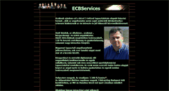 Desktop Screenshot of ecbservices.hu